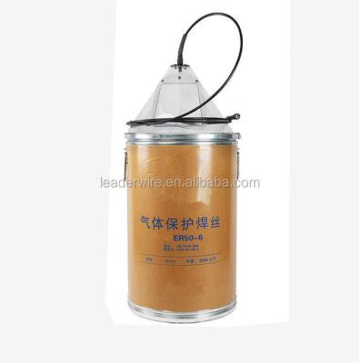 China Pressure Vessel 125kgs 250kgs 350kgs Er70s-6 Drum Packing CO2 Gas Shielded Welding Wire for sale