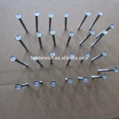 China B Mark Ring Shank Machine Quality Aluminum Flat Nails for sale