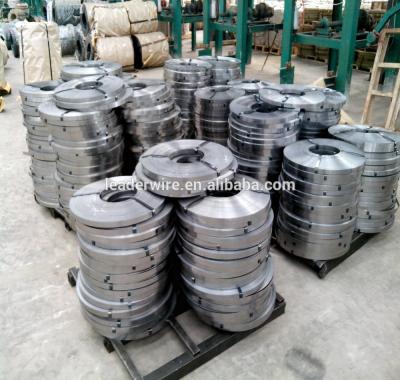 China Bright, Blue, Green, Black Wrapping Hardened Tempered Steel Wrapping Bands for sale