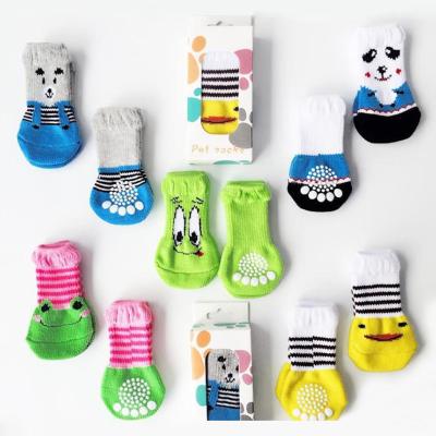 China Wholesales New Arrival Novelty Waterproof Unique Soft Warm Silicone Cloth Dog Pet Socks for sale