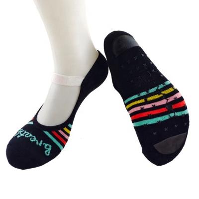 China Breathable Breathable Ankle Yoga Sock For Women Non Slip Non Grip Pilates Sock Custom Logo for sale