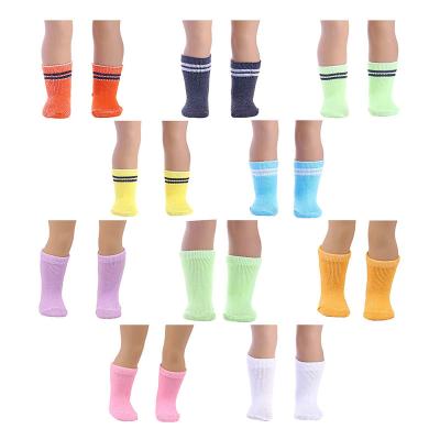 China mini baby sock fit 43cm wholesale 18 inch doll clothes accessories 18 inch doll sock accessories for dolls socks best baby dolls gifts doll socks for sale