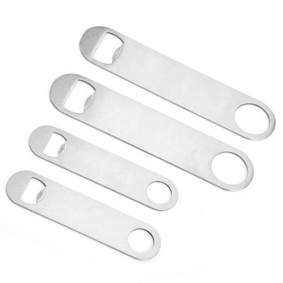 China Viable Wholesale Metal Bottle Opener Bar Blade Empty Bottle Opener for sale