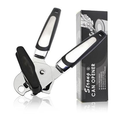 China Best Viable Manual Can Opener Metal W/color Handle & Grip for sale