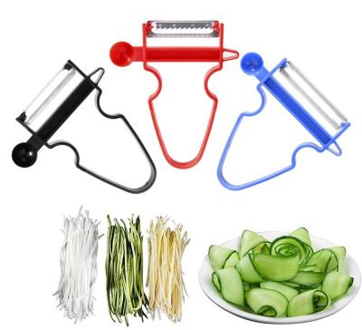 China Viable Magic Trio Peelers Set - Julienne, Shred, Slice Vegetables and Fruits - Peel Anything in Seconds for sale