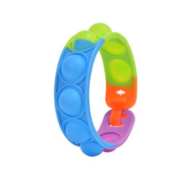 China Popular Toy Fidget Bracelet, Multi-Color Adjustable Multi-Color Adjustable Wristband Kids Anti Slap Wrist Band Fan Durable Bracelet for sale