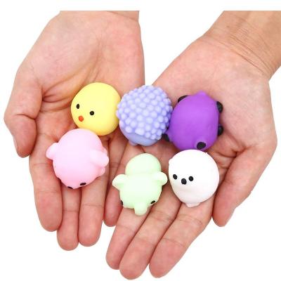 China Mini Animal Squishy Push Toy Soft Toy Packs Random Mochi Mini Animal Kawaii Random Mochi Gift Cute Soft Toys for sale