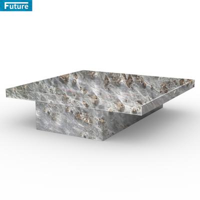 China Modern Natural Stone Marble Display Pedestal Pedestal Coffee Table Customized Square for sale