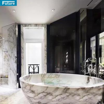 China Modern Hot Selling Natural Marble Bathtub Freestanding Stone Bathtub For Sale for sale