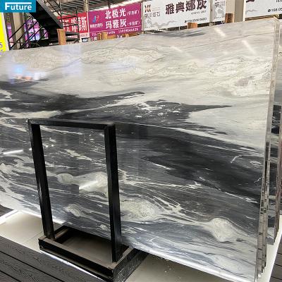 China Modern Paint Marble Ink Slab Natural Stone Marble Onyx Marble Tiles for sale