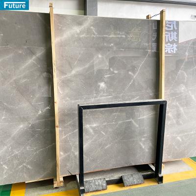 China Yundora Modern Gray Marble Onyx Marble Slab Flooring Natural Stone Marble Tiles for sale