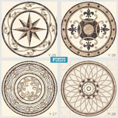 China Morden Classic New Design Mosaic Natural Marble Stone Waterjet Medallion for sale