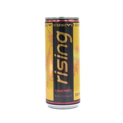 China RISE Slim Low-CARB Energy Sugar Free 250ml Drink Can for sale