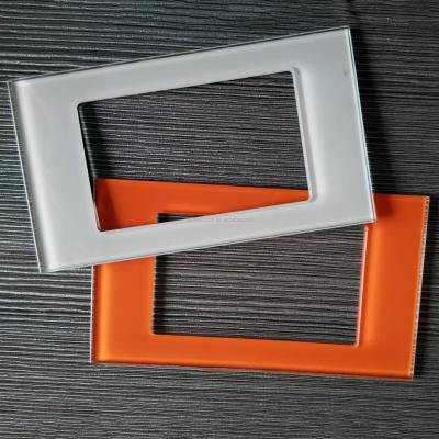 China Home Decoration India Switch Custom Modular Glass Plates for sale