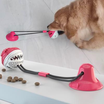 China Multifunctional Travel Dog Toy Pet Cat Dog Interactive Food Dispenser Anti-bite Toy High Quality Pet Dog Toy for sale