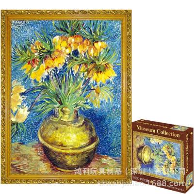 China DIY PLAY Retro Art Educational Toys 2022 New Product Oil Painting Jigsaw Puzzle for sale