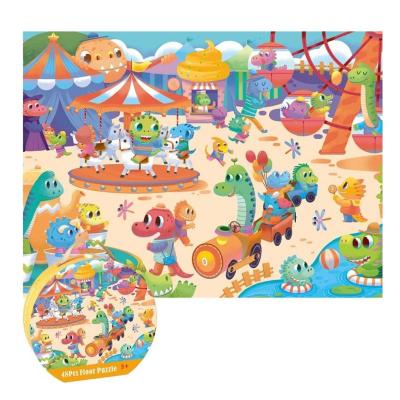 China DIY TOY Best Quality Promotion Jigsaw Puzzle Custom 48 Pieces Floor Jigsaw World Bottom Water Paradise Dinosaur Toddler Kids for sale