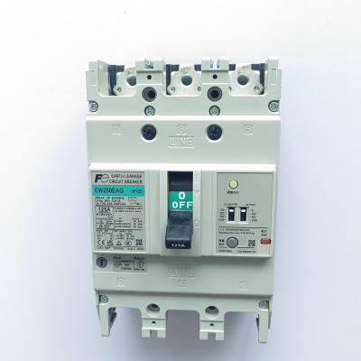 China Earth Leakage Circuit Breaker EW250EAG 3P 125A AC100-230-440V 100/200/500/1000mA FUJI Electric FA 18KA for sale