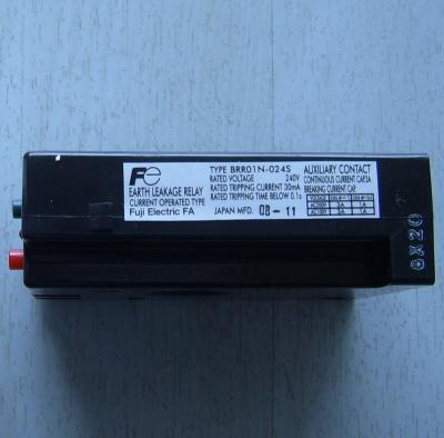 China Sealed Earth Leakage Relay CURRENT OPERATED TYPE BRR01N-024S FUJI ELECTRIC FA for sale