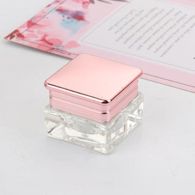 China Packaging cosmetics new arrive wholesale acrylic cosmetic black jars and bottles sets pink cosmetic jars for sale