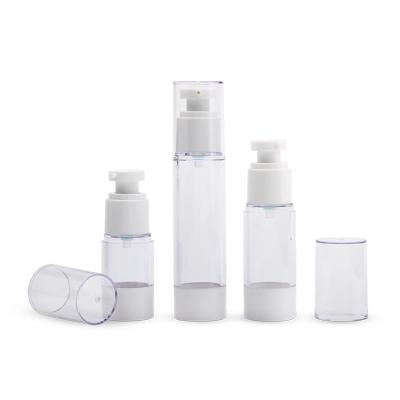 China Packaging Cosmetics Hot Sales Lotion Bottle 50ml 100ml Transparent Airless Customizable Lotion Pump Bottle for sale