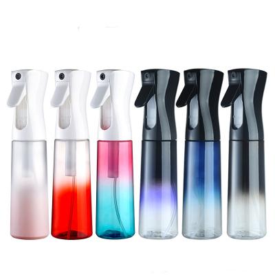 China Black Spray Bottle Cosmetics Wholesale 200ml 500ml Continuous Spray Bottle Most Popular Mist Packaging for sale