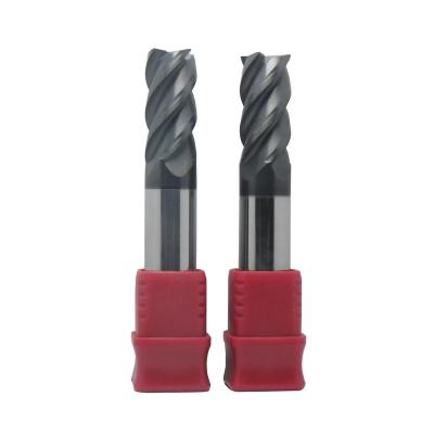 China Carbide Carbide 4 Flutes Square Endmill HRC55 Inch Size in stock CNC Machine Tools Milling Cutter Fresas in stock for sale