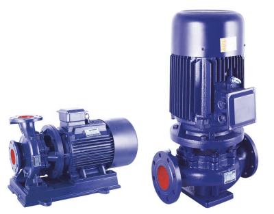 China Commercial Buildings Large Inline Flow Booster Single Stage Riser Circulating Centrifugal Water Pumps for sale