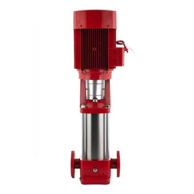 China Commercial Buildings Hand Fire Fighting High Pressure Vertical Multistage Centrifugal Water Pump for sale