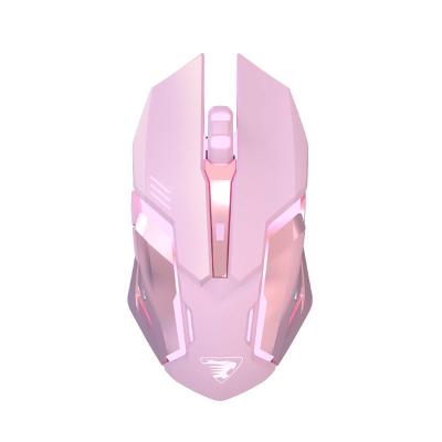 China Hot Selling Special Usb Mouse Gaming Mouse Pink RGB Optical Sports Mouse OEM Girl Gift Convenient Manipulator for sale