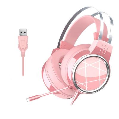 China Headband V5 7.1 Virtual Channel Interface Surround Microphone Gaming Headset for sale