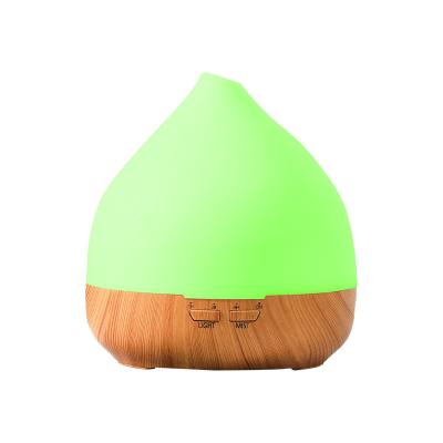 China Hot Selling 400ml Household Aroma Diffuser Cute Mini Electric Home Aroma Diffuser Wooden Aroma Diffuser for sale