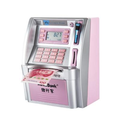 China Newly Developed Kids Gifts Key With Password Intelligent Early Education Toy ABS ATM Piggy Bank for sale