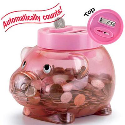 China Kids Gifts OEM Electronic Piggy Bank With Coin Counter Piggy Bank for sale