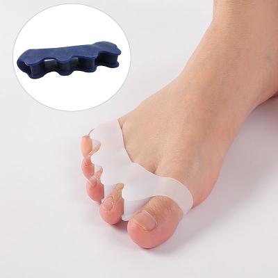 China Toe Foot Care Toe Protector Stretcher Silicone Bunion Corrector Separator Toe Spacers for sale