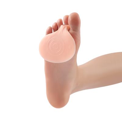 China Wholesale High Quality Foot Toe Care Pain Cushion 1 Pair Soft Gel Silicone Anterior Foot Metatarsal Pads for sale