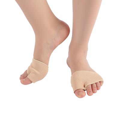 China Metatarsalgia Mortons Neuroma Diabetic Feet Prevent Metatarsal Callus Sleeve With Gel Pads Foot Pads With Soft Compression Aid Tissue Gel Metatarsal Callus Blisters for sale