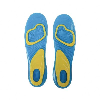 China Bunion Pain Relief Protector Therapy Massage Foot Insole Fiber Orthopedic Gel Feet Flat PU Insole for sale