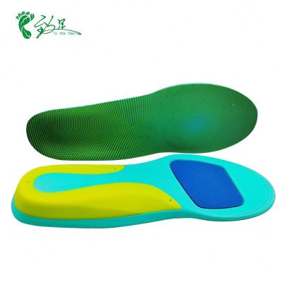 China New Design Shock Absorption Relieve Heel Pain Non Slip Soft Comfortable Lightweight Arch Support Flexible Plantar Insoles for sale