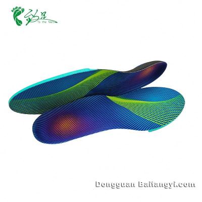 China High Elastic Shock Absorption Good Shock Absorption Material EVA Best High Arch Support Sport Insoles for sale