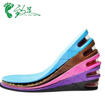 China Invisible Cushion Chunky Dunky Height Increase Insoles Orthopedic SEBS Height Increase Insole 3-9cm for sale