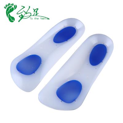 China Protect Antispike Foot Care Support Sports Custom Leg Extreme Panel Medical 3/4 Foot Arch Insoles for sale