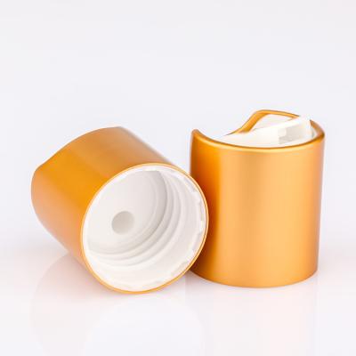 China 8oz 4 Oz Dispensing Caps 20/410 24/410 Matte Gold Matte Silver Aluminium for sale