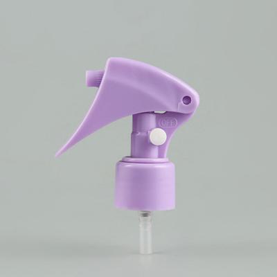 China 24mm Mini Trigger Sprayer 24/410 Purper Plastiek 20-410 met Slotknoop Te koop