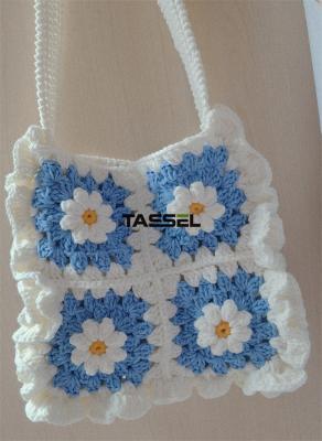 China Kundengebundene entworfene Schönheits-Tasche strickte handgemachte Tasche Daisy Bag zu verkaufen