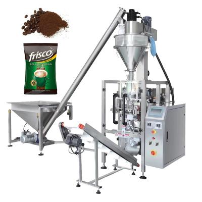 China Fully Automatic Food Vffs System 3 In 1 Vertical Instant Pre-Blended Coffee Powder Food Packing Machine for sale