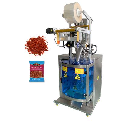 China Automatic High Speed ​​30g 50g 100g Food Weighing Chili Flakes Packing Machine for sale