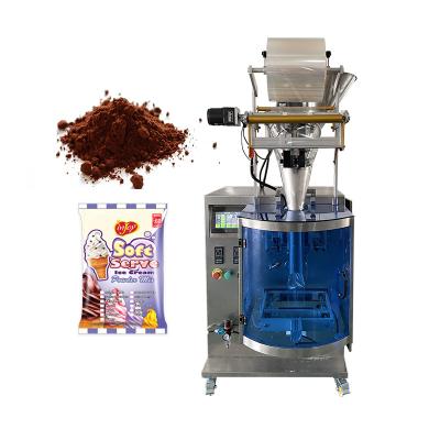 China Automatic Food Auger High Speed ​​Filler 3 Side Pillow Bag Ice Cream Powder Packing Machine for sale