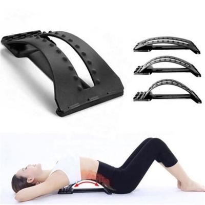 China Multifunctional Portable Adjustable Lumbar Traction Device Support Stretch Relief Spine Back Corrector for sale