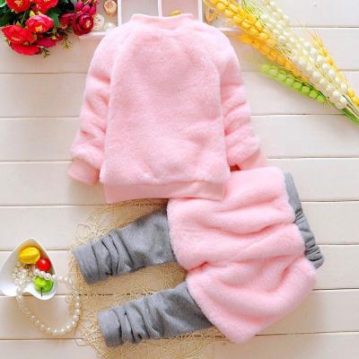 China New Fashion Simplicity H Girls Clothes 2PCS Infant Baby Toddler Baby Winter Autumn Winter Wear Clothes Set for sale